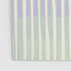 Block print geometrics stripes sage Poster Gallery Image 3