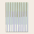 Block print geometrics stripes sage Notebook Gallery Image 4
