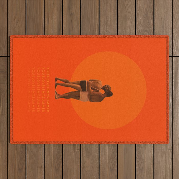 Your love is my Summer Outdoor Rug Gallery Image 1