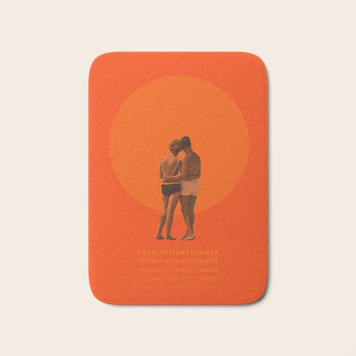 Your love is my Summer Bath Mat Gallery Image 1
