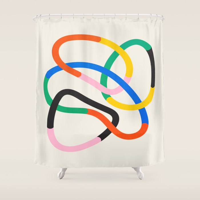 Synchrony: Bauhaus 1919 Exhibition 01 Shower Curtain Gallery Image 1