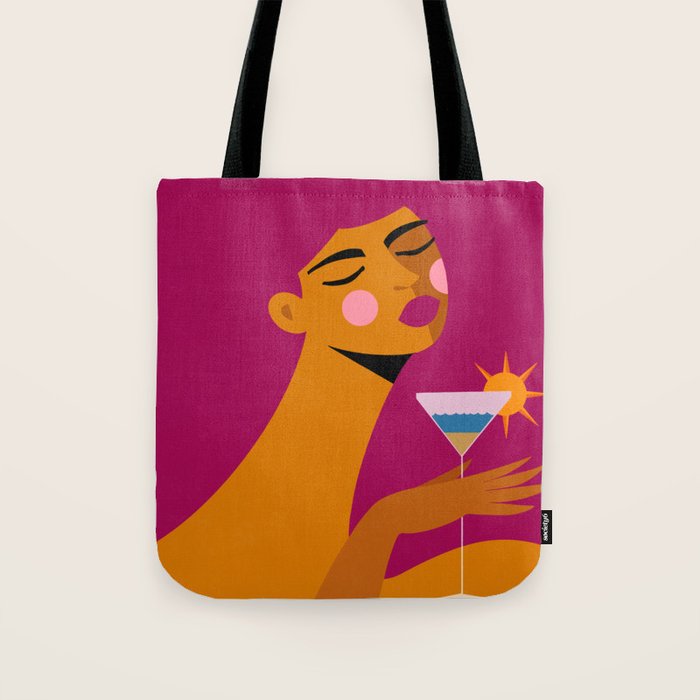 Summer Solstice Sip Tote Bag Gallery Image 1