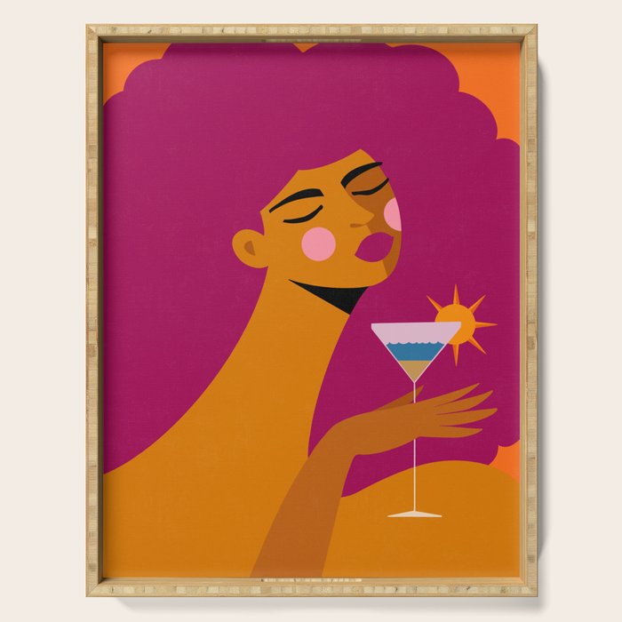 Summer Solstice Sip Serving Tray Gallery Image 1