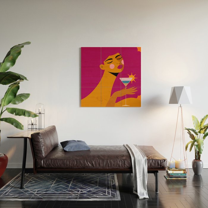 Summer Solstice Sip Wood Wall Art Gallery Image 2