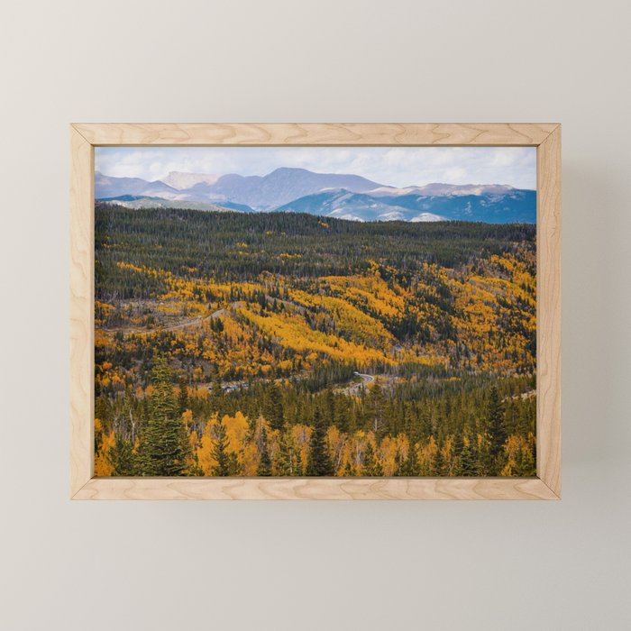Rocky Mountain Valley View Mini Art Print Gallery Image 1
