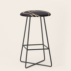 Abstract Line Art Cat 2 Stool Gallery Image 1