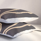 Abstract Line Art Cat 2 Pillow Sham Gallery Image 3