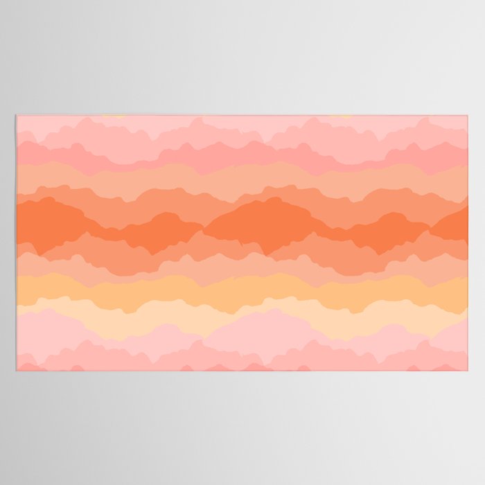 Summer Beach Sunset Sunrise Tablecloth Gallery Image 2