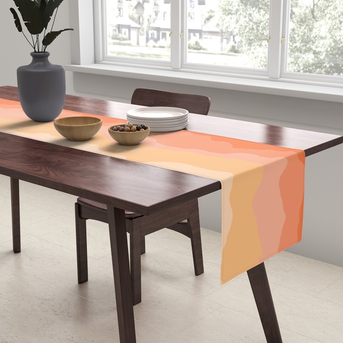 Summer Beach Sunset Sunrise Table Runner Gallery Image 2