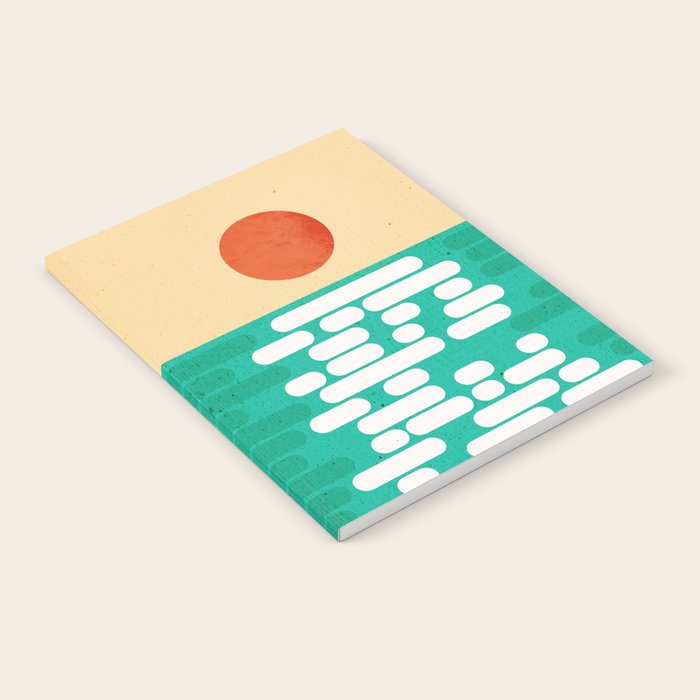 Sun over the sea Notebook Gallery Image 1
