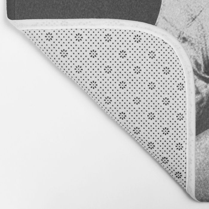 These Boots - Noir / Black & White Bath Mat Gallery Image 2