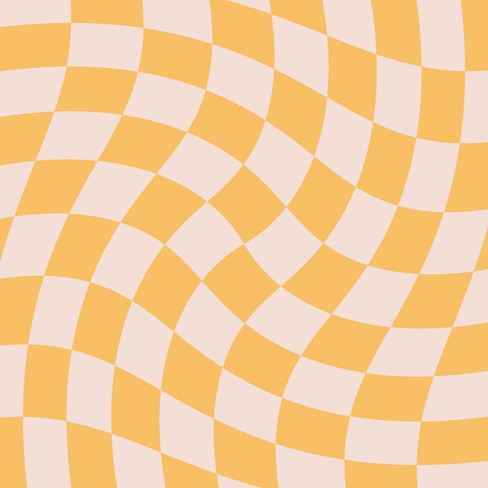 Check I - Yellow Twist â Checkerboard Print Coffee Mug Gallery Image 2