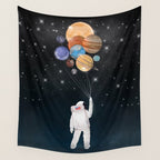 balloon universe Wall Tapestry Gallery Image 4