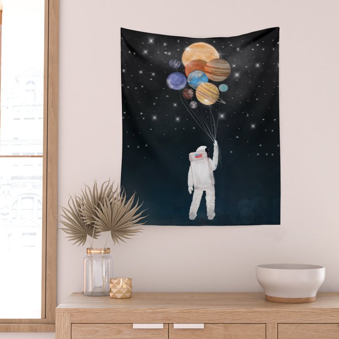 balloon universe Wall Tapestry Gallery Image 2