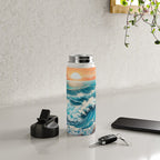The Urge - A Contemporary Ukiyo-e Nature Landscape Water Bottle Gallery Image 4