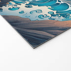 The Urge - A Contemporary Ukiyo-e Nature Landscape Welcome Mat Gallery Image 2