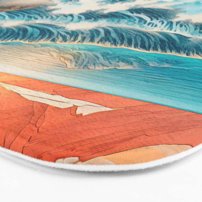 The Urge - A Contemporary Ukiyo-e Nature Landscape Bath Mat Gallery Image 3
