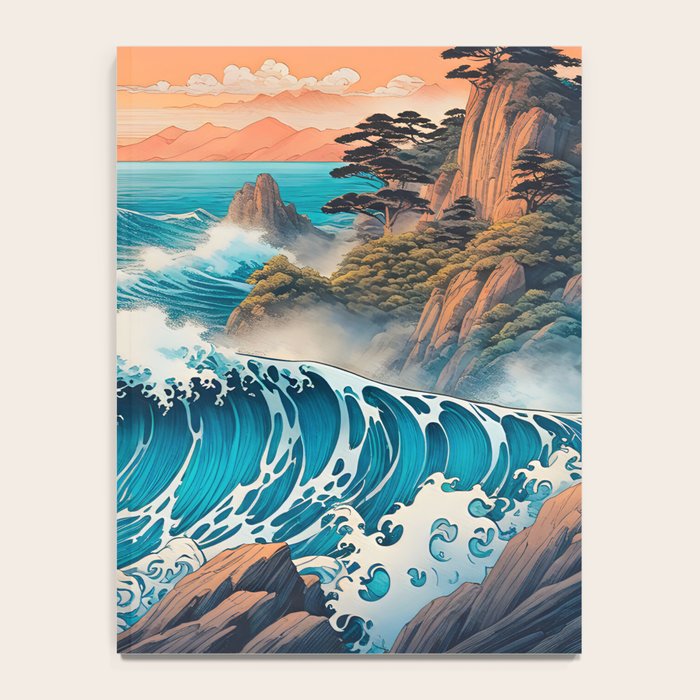The Urge - A Contemporary Ukiyo-e Nature Landscape Notebook Gallery Image 4