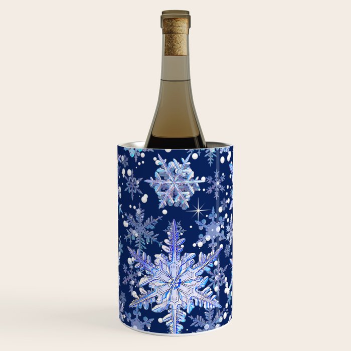 Snowflakes #3 Wine Chiller Gallery Image 1
