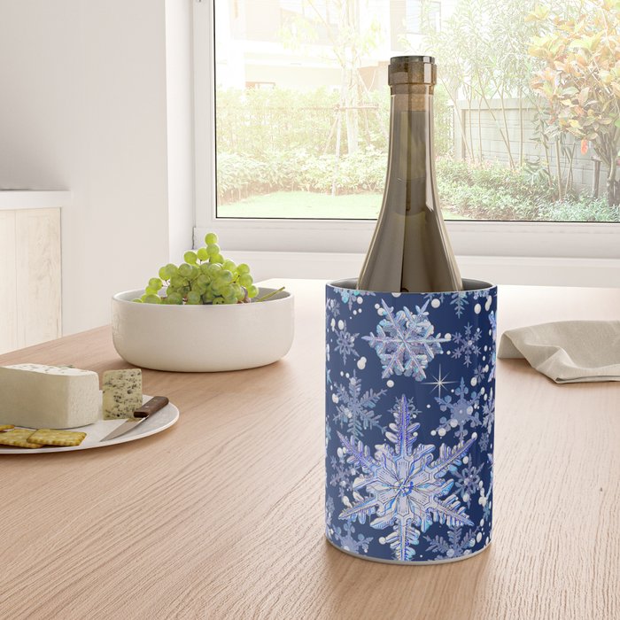 Snowflakes #3 Wine Chiller Gallery Image 4