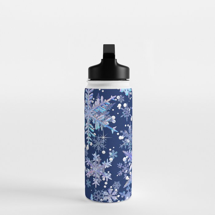 Snowflakes #3 Water Bottle Gallery Image 3