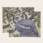 White Faced Owl Placemat Gallery Image 1