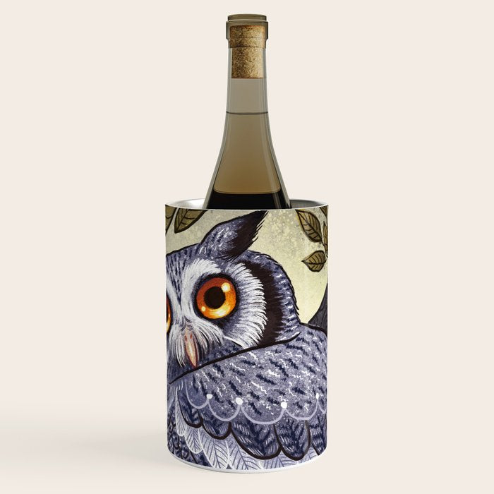 White Faced Owl Wine Chiller Gallery Image 1