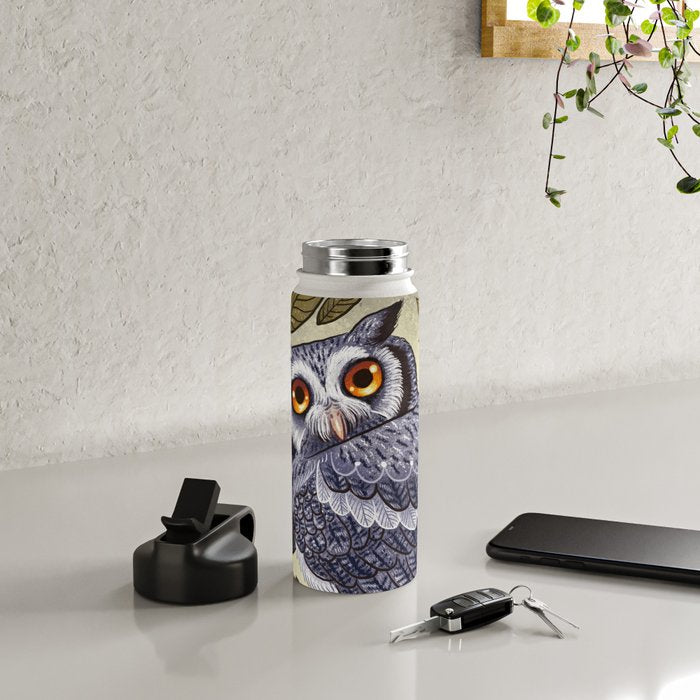 White Faced Owl Water Bottle Gallery Image 4