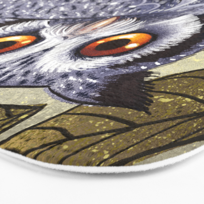 White Faced Owl Bath Mat Gallery Image 3