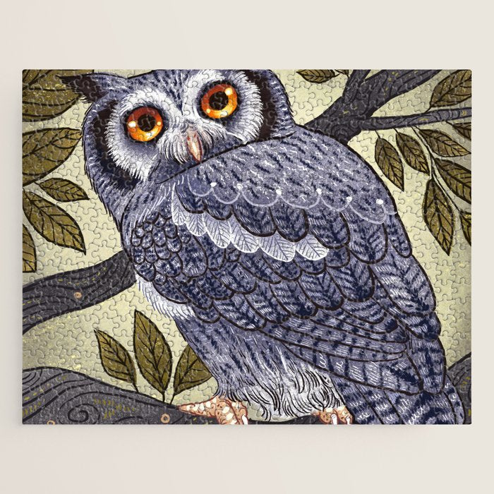 White Faced Owl Jigsaw Puzzle Gallery Image 1