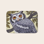 White Faced Owl Bath Mat Gallery Image 1
