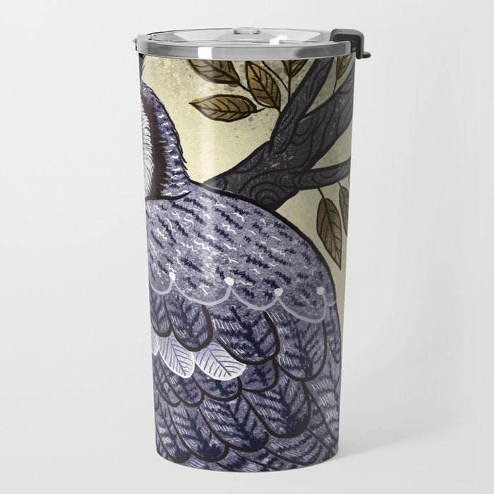 White Faced Owl Travel Mug Gallery Image 2