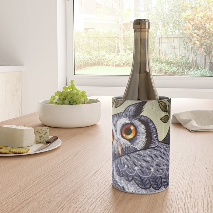 White Faced Owl Wine Chiller Gallery Image 4