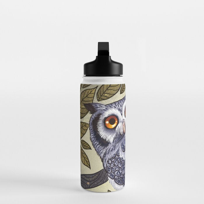 White Faced Owl Water Bottle Gallery Image 3