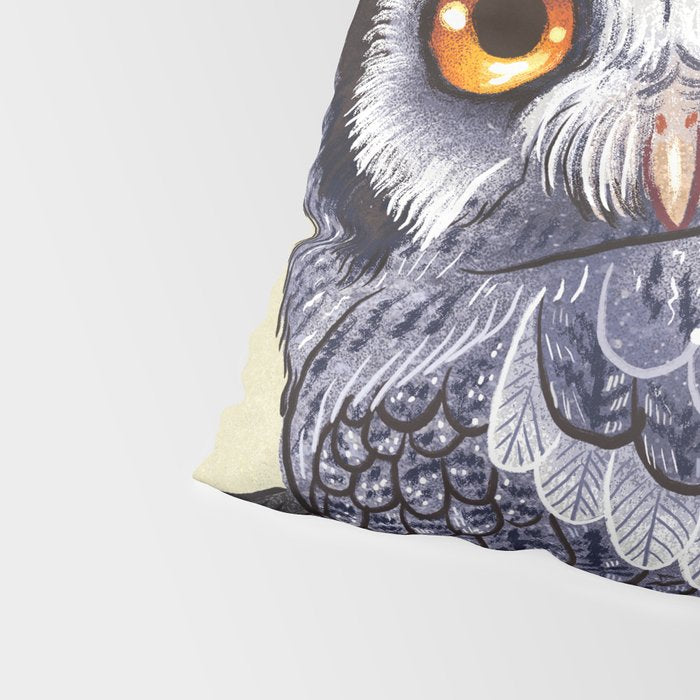 White Faced Owl Pillow Sham Gallery Image 4