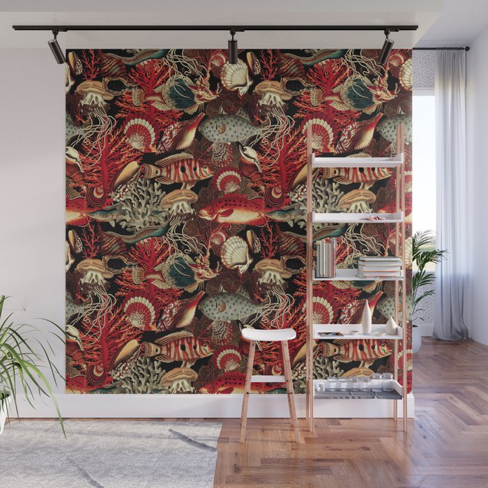Fish and Corals Wall Mural Gallery Image 1