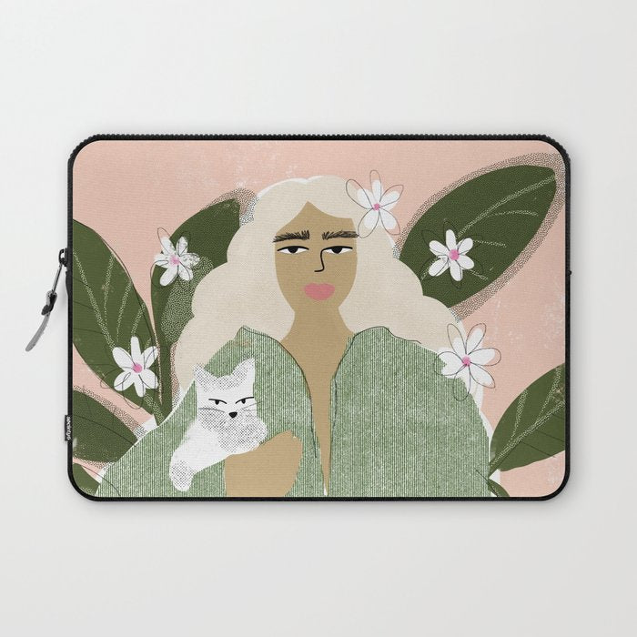 Cat Mom Laptop Sleeve Gallery Image 1