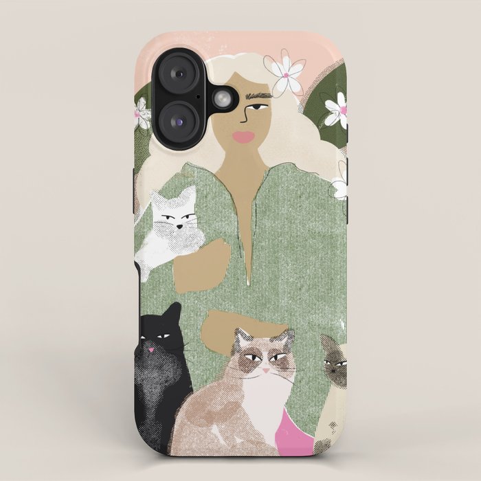 Cat Mom iPhone Case Gallery Image 1