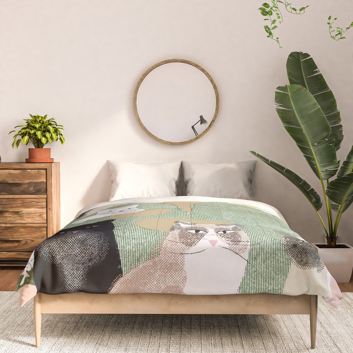 Cat Mom Comforter Gallery Image 3