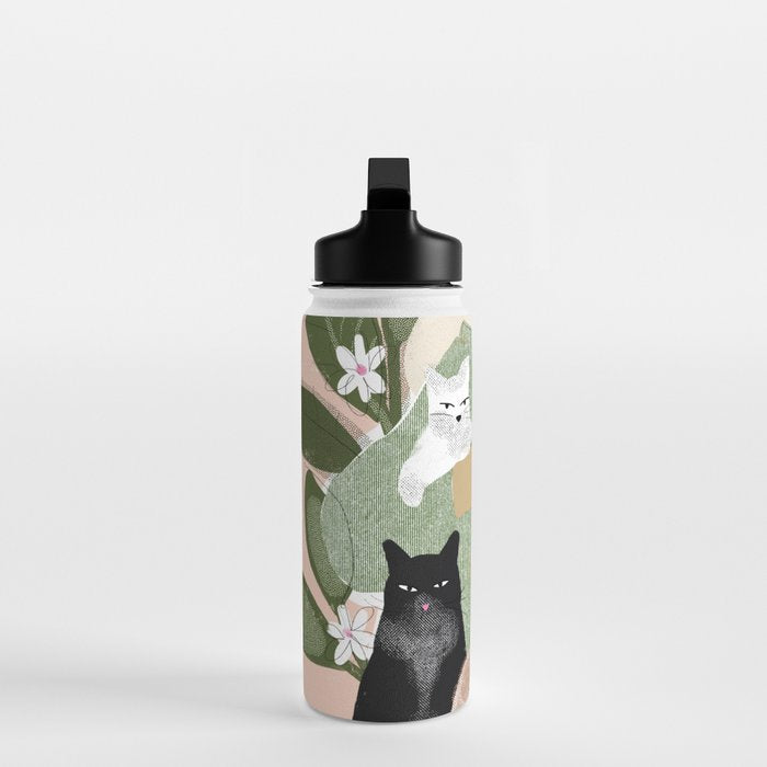 Cat Mom Water Bottle Gallery Image 3