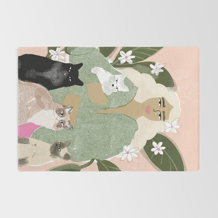 Cat Mom Rug Gallery Image 2