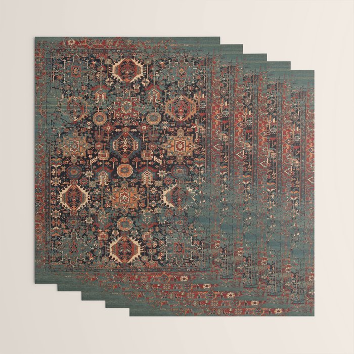 Vintage Traditional Moroccan Rug Wrapping Paper Gallery Image 3