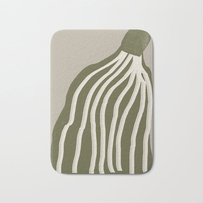 Modern Flower Bath Mat Gallery Image 1