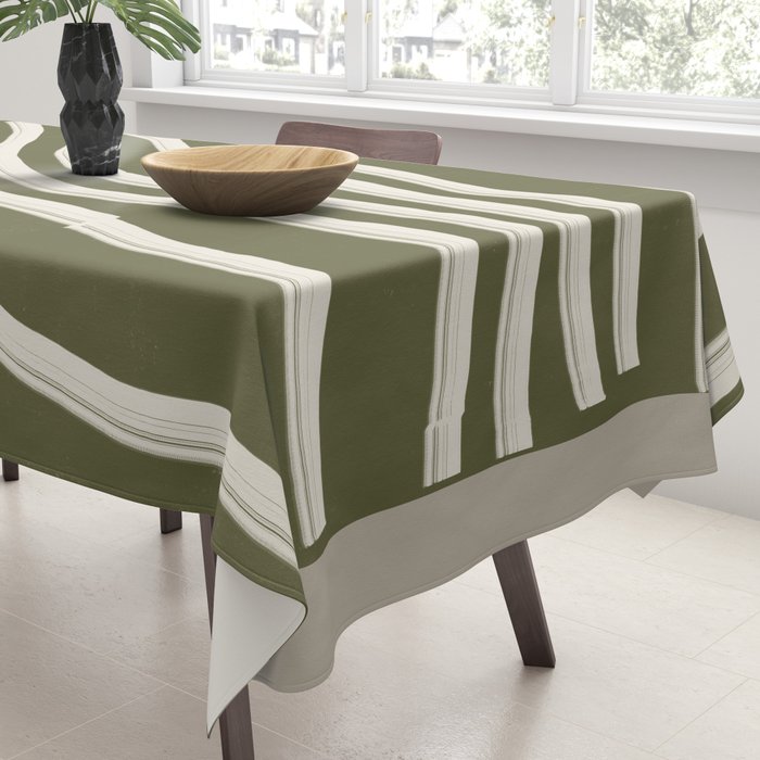 Modern Flower Tablecloth Gallery Image 3