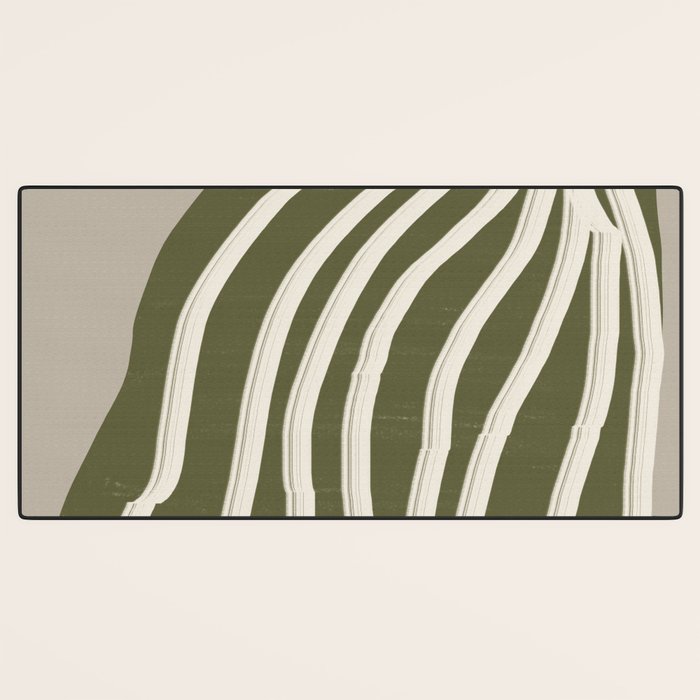 Modern Flower Desk Mat Gallery Image 3