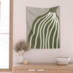 Modern Flower Wall Tapestry Gallery Image 2