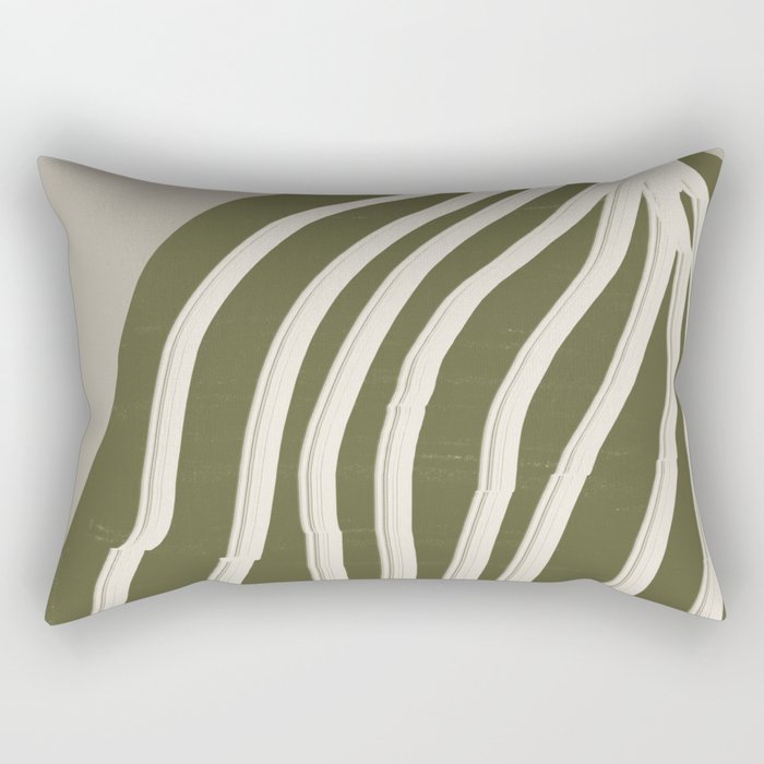 Modern Flower Rectangular Pillow Gallery Image 1
