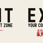 Exit Your Comfort Zone - Retro Inspirational  Coffee Mug Gallery Image 2