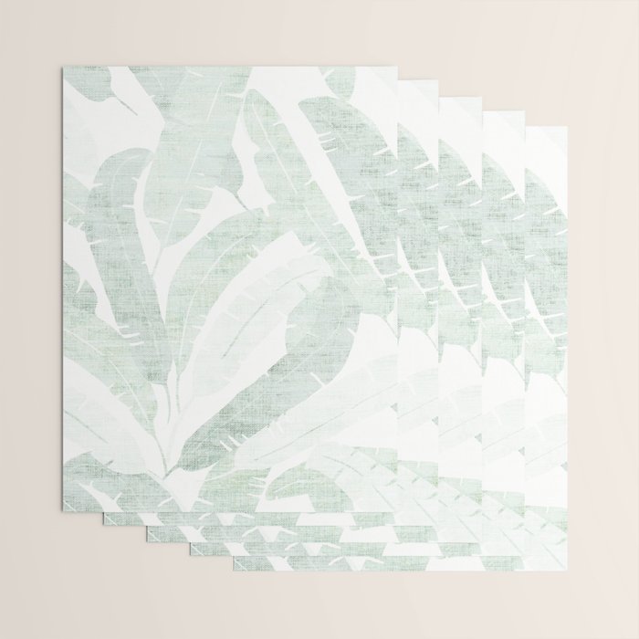 BANANA LEAF LIGHT Wrapping Paper Gallery Image 3