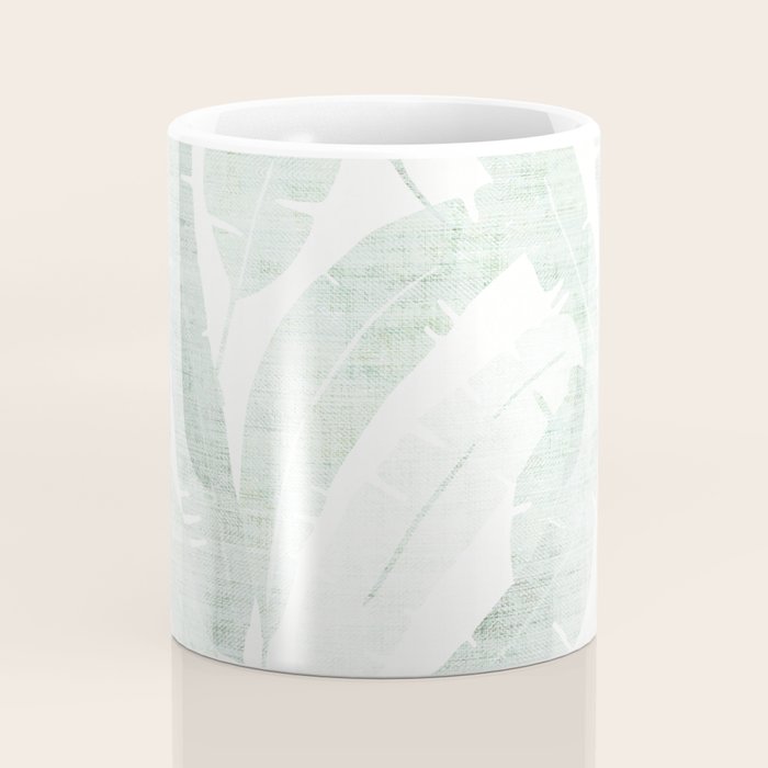 BANANA LEAF LIGHT Coffee Mug Gallery Image 4